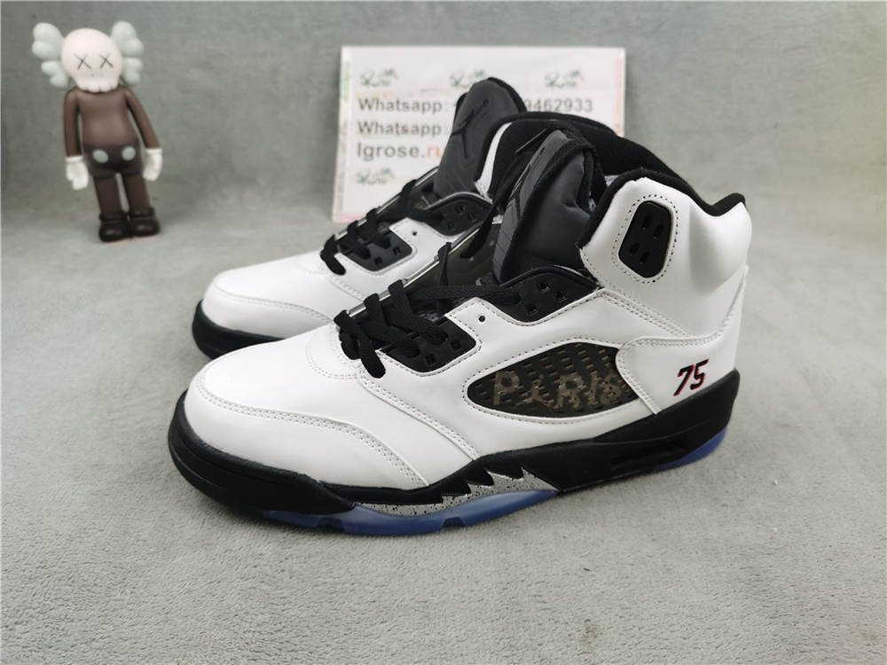 Jordan 5 Retro Paris Saint-Germain White