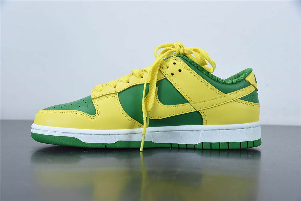 Dunk Low Apple Green and Yellow Strike