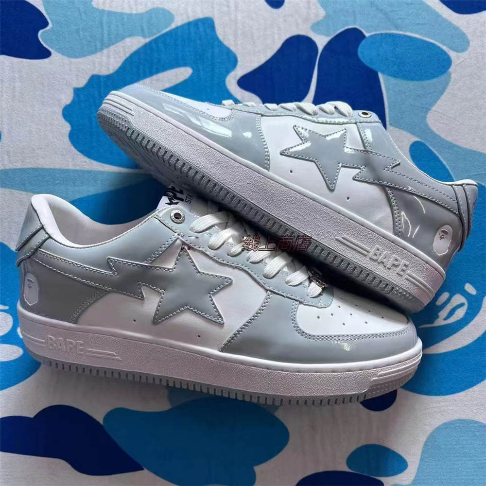 A Bathing Ape Bape Sta Low grey