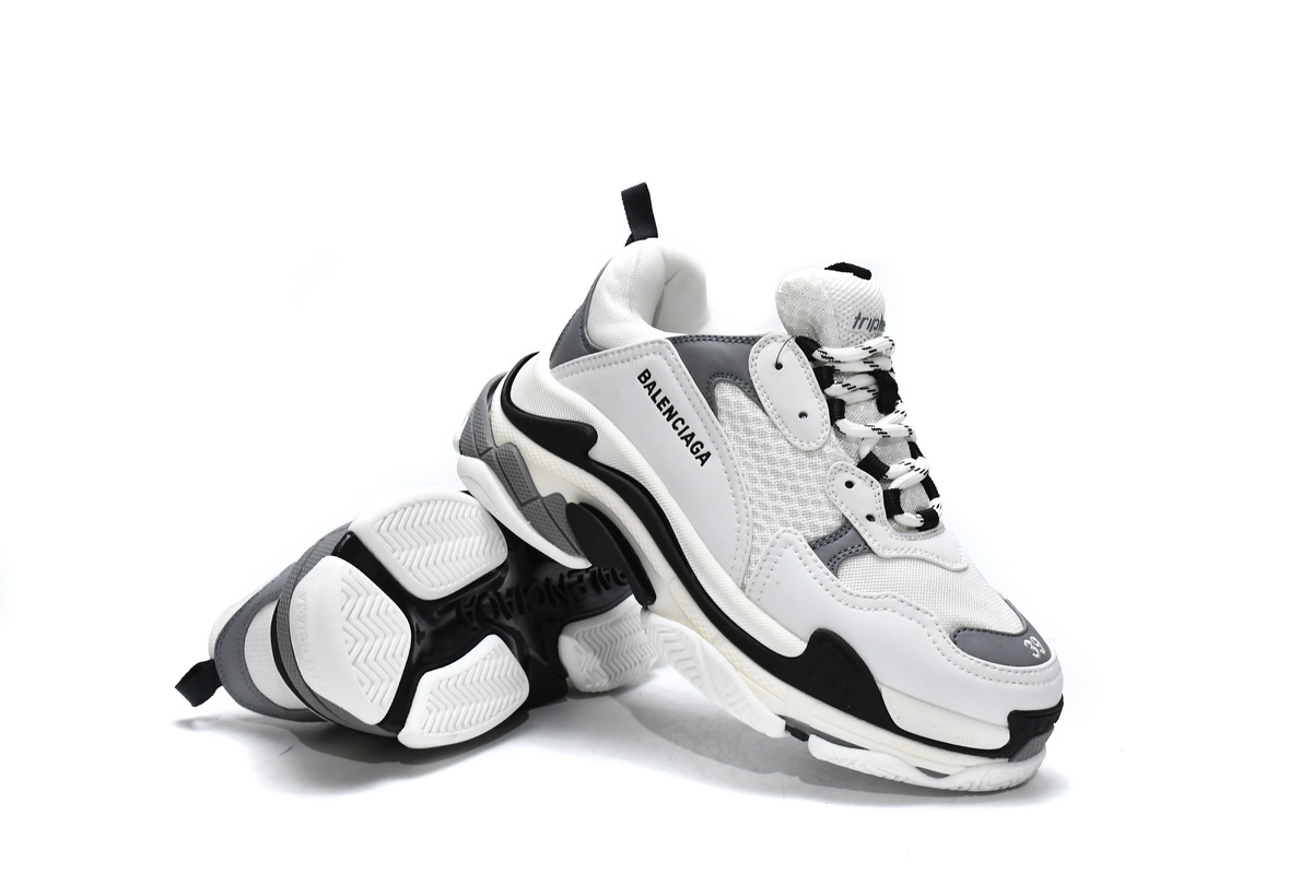 BLCG Triple S White Grey 536737 W09O1 9089