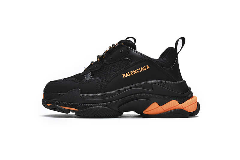 BLCG Triple S Black Orange 536737 W2FA1 9188