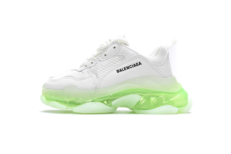 BLCG Triple S White Green Clear Sole 544351 W09O1 9001