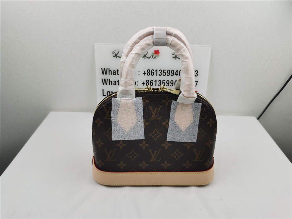 LV Brown Monogram Canvas Alma BB