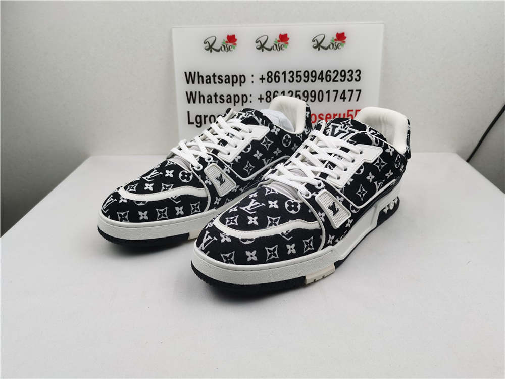 LV Monogram Street Style Logo Sneakers