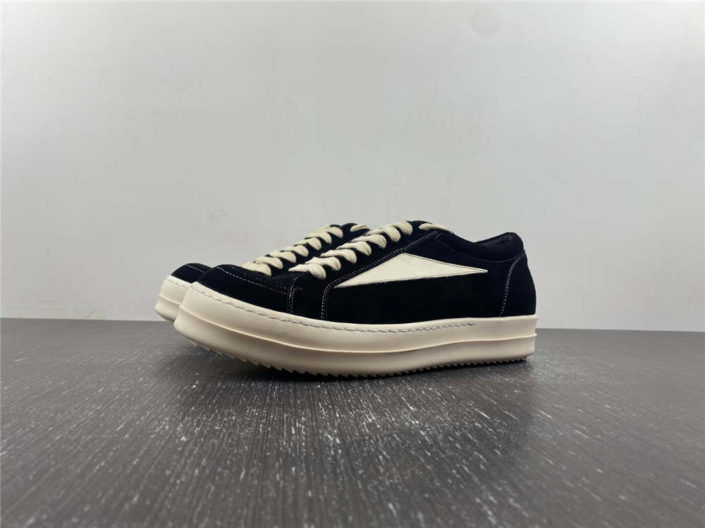 Rick Owens Strobe Vintage Low Black Suede