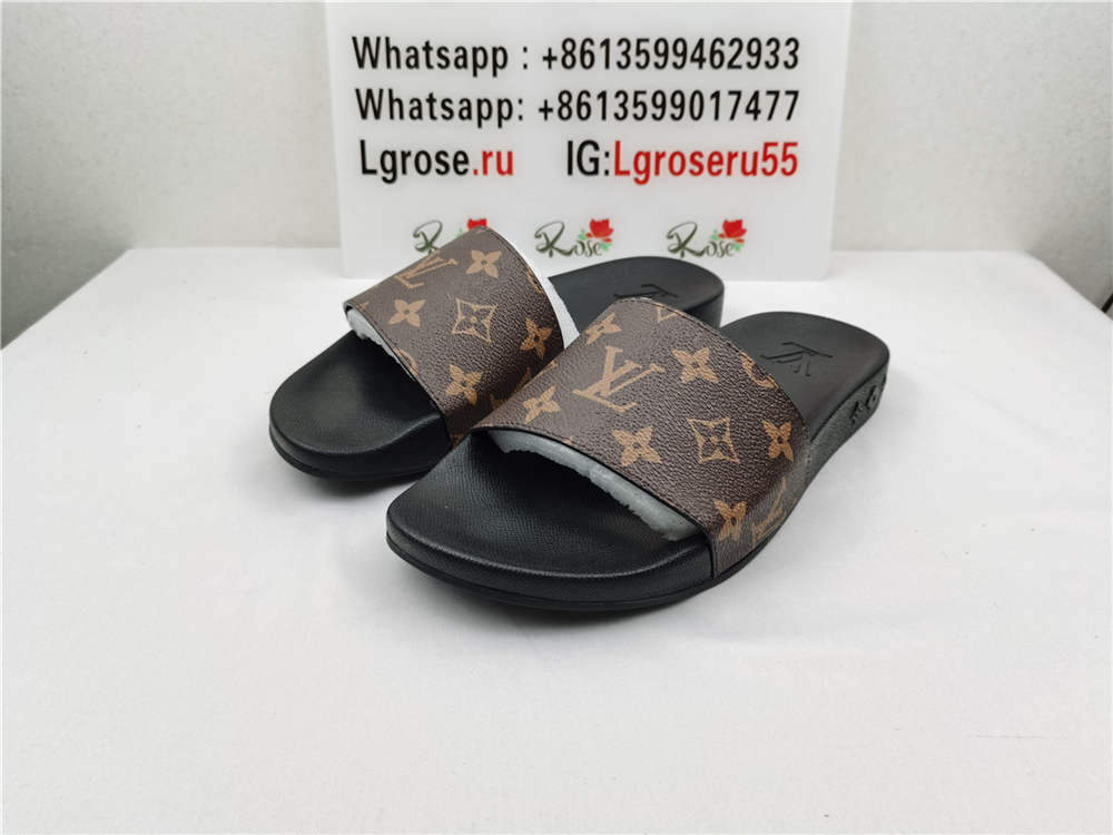 LV Monogram Sunbath Slides