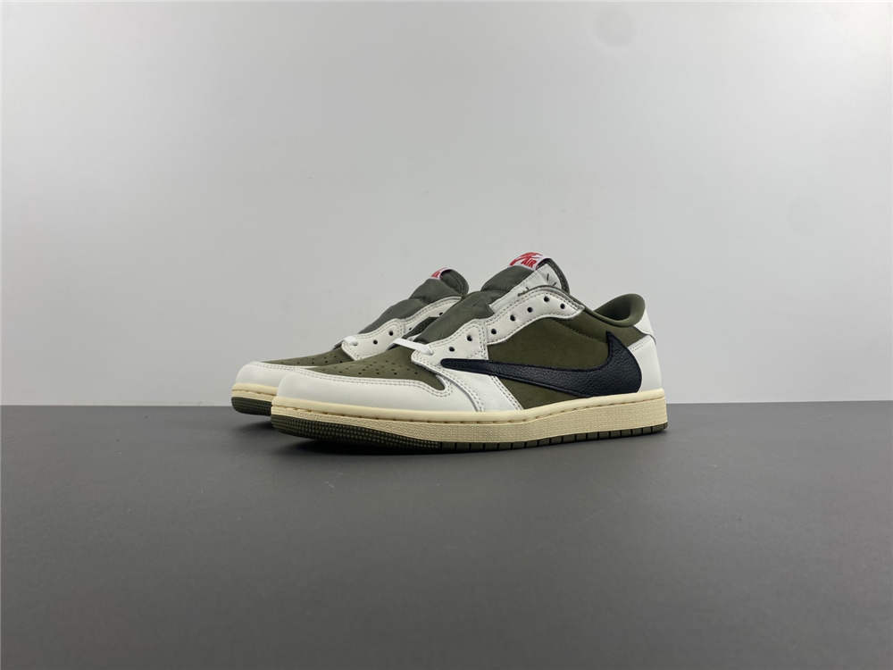 Travis Scott x Air Jordan 1 Low OG Medium Olive