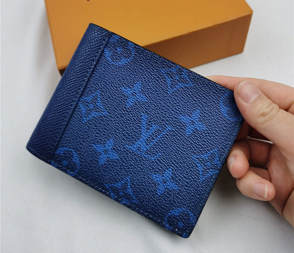 LV Multiple Wallet Navy Blue