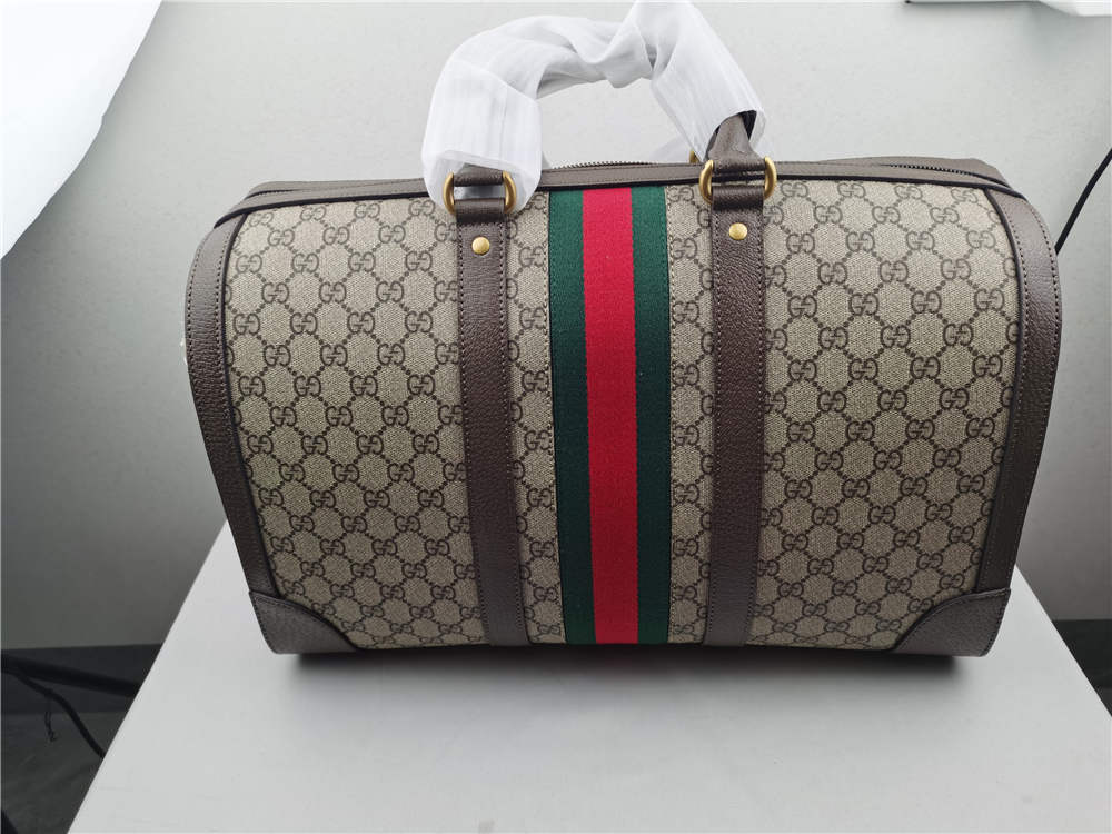 GUCCI Savoy Medium Duffle Bag - Beige