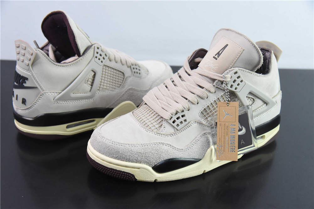 A Ma Maniére x Air Jordan 4 Fossil Stone