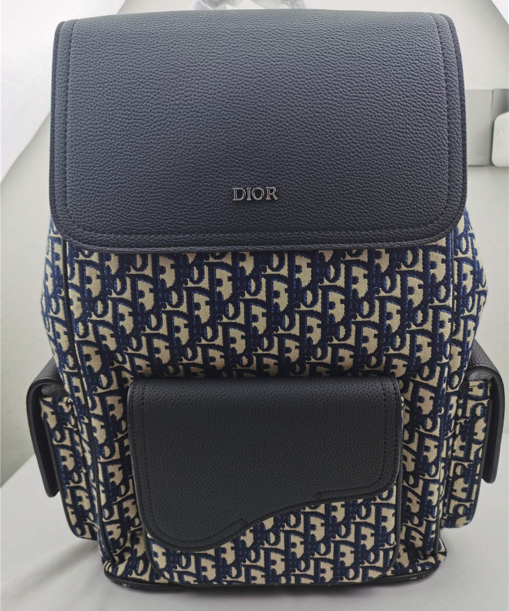 DIOR Gallop Oblique Jacquard With Black Grained