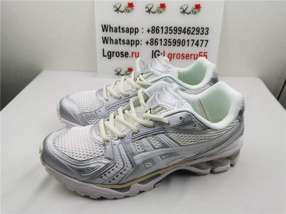 ASICS JJJJound x Gel Kayano 14 Silver White