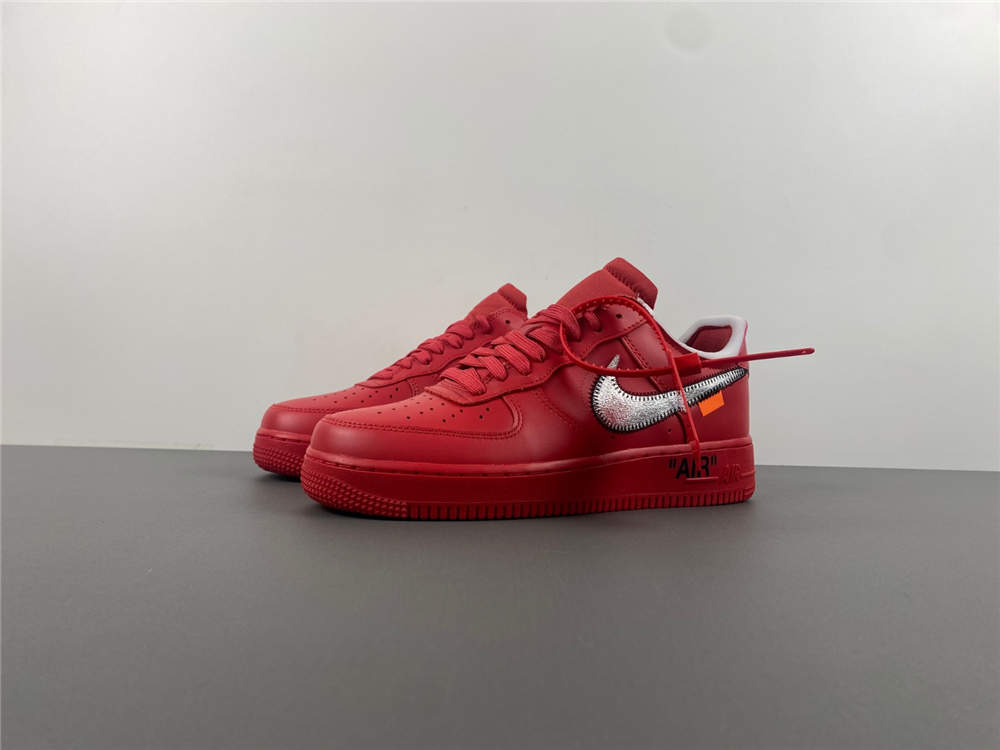 NIKE AIR FORCE 1 LOW OFF-WHITE RED,New Products : Rose Kicks, Rose Kicks