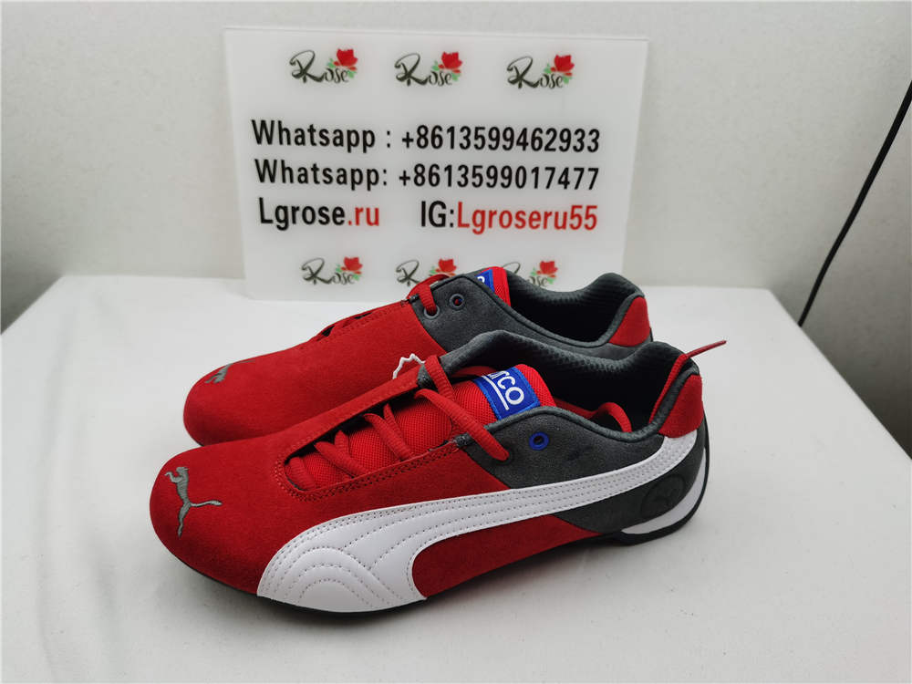 PUMA x SPARCO Future Cat OG Suede Driving Red Blue