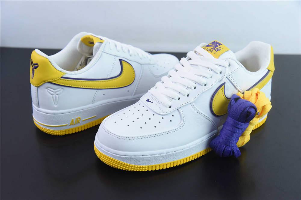 Air Force 1 Low Retro QS Kobe White yellow,New Products : Rose Kicks, Rose Kicks